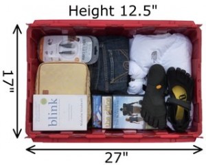 The Dimensions of a Redi-Box 12.5" x 17" x 27"